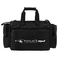 FC-8 POOLEYS Pilot's Flight Bag, Black