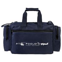 FC-8 POOLEYS Pilot's Flight Bag, Navy Blue