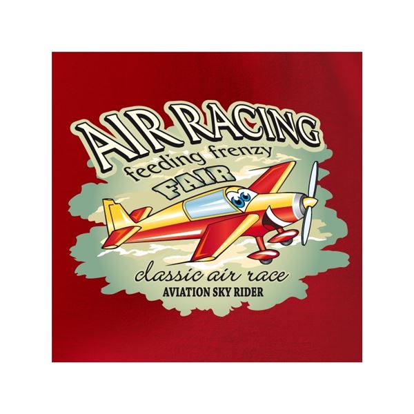 ANTONIO Dětské tričko AIR RACING, červená, 4 roky