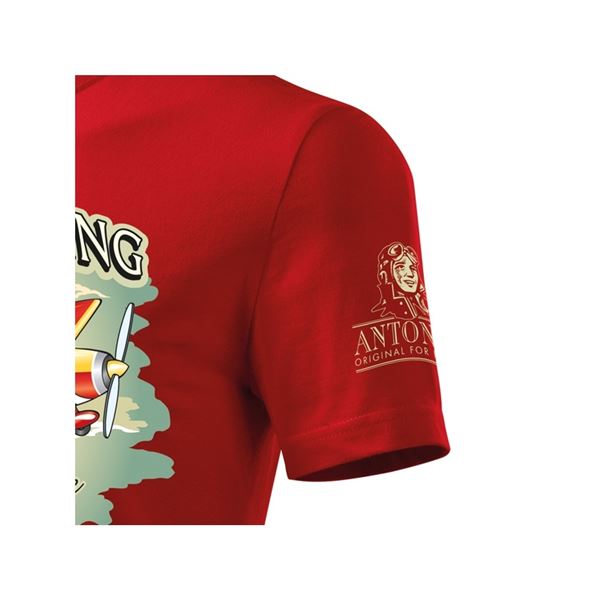 ANTONIO Dětské tričko AIR RACING, červená, 4 roky