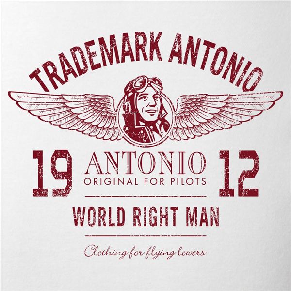 ANTONIO T-shirt logo ANTONIO 1912, L