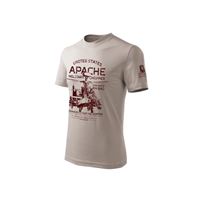 ANTONIO Tričko s bojovým vrtulníkem APACHE AH-64D, XXL