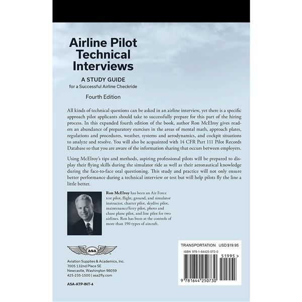 ASA Airline Pilot Technical Interviews