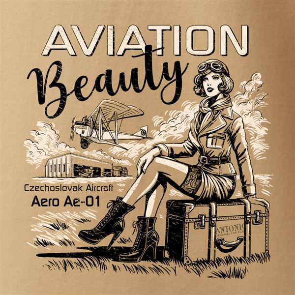 ANTONIO Tričko AVIATION BEAUTY, XXL