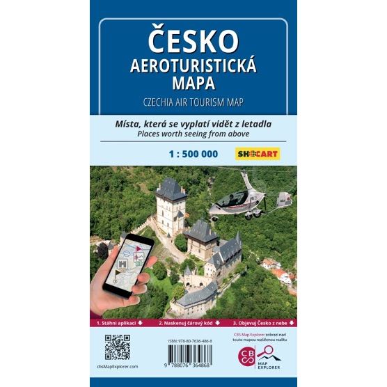 AEROTURISTICKÁ MAPA Česko a Slovensko 