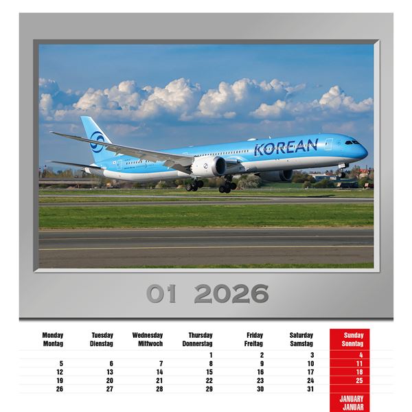 Kalendář Airplanes 2026