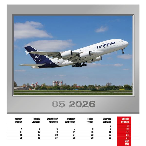 Kalendář Airplanes 2026