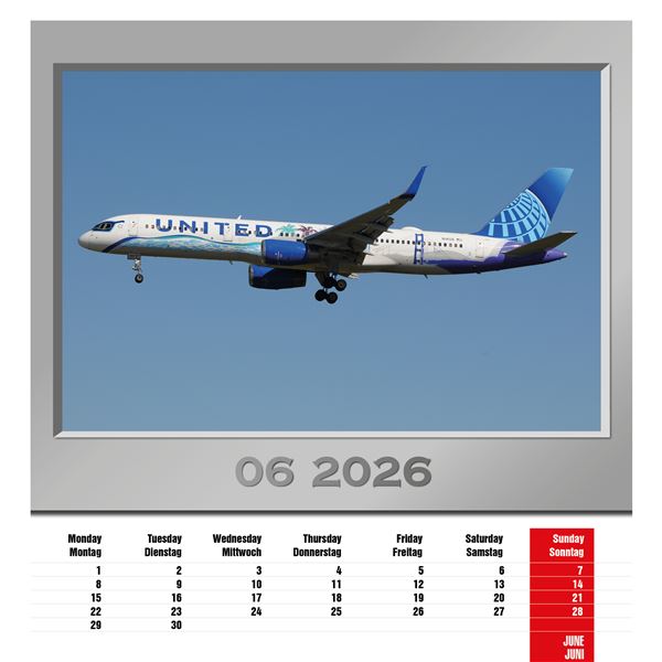 Kalendář Airplanes 2026