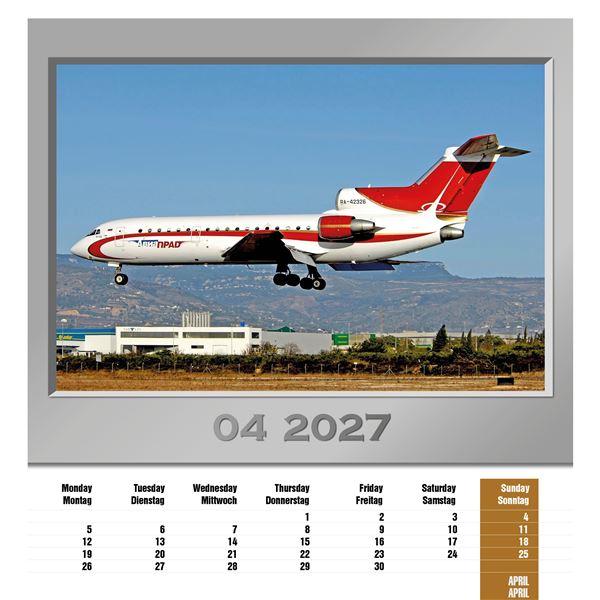 Kalendář Airplanes 2027