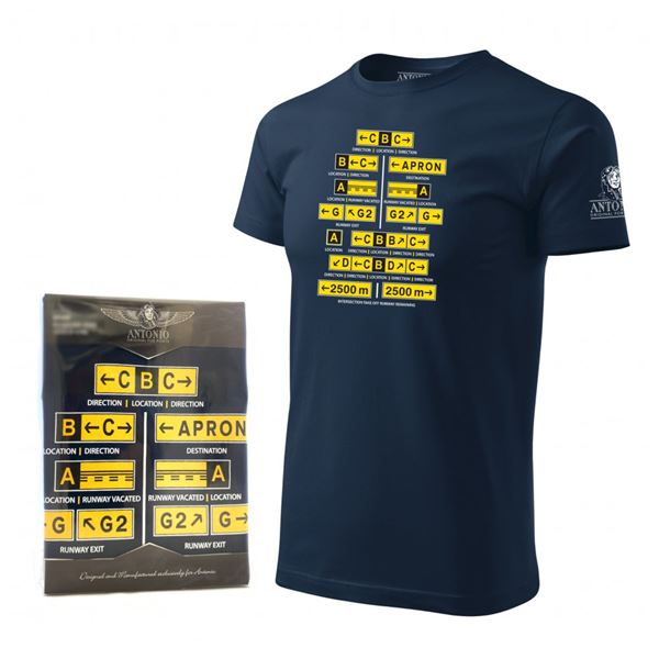 ANTONIO T-shirt Airport markings, M