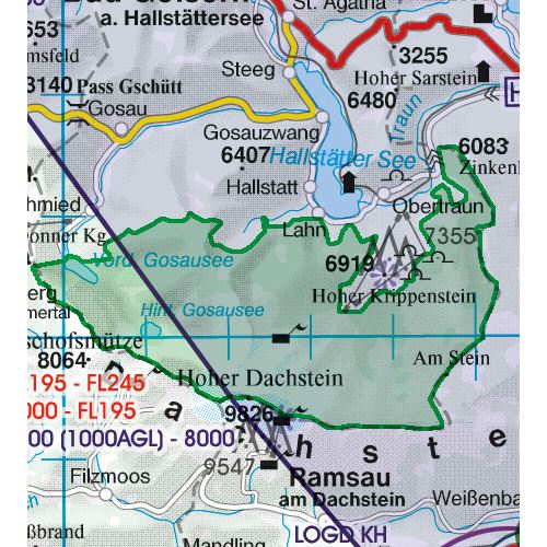 Rakousko VFR mapa 2022