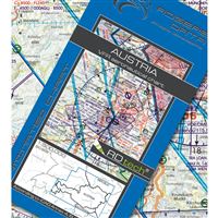 Rakousko VFR ICAO mapa 2024