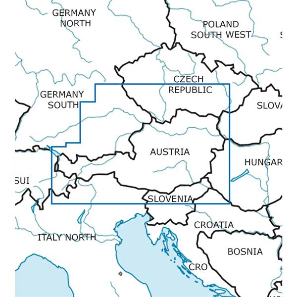 Austria VFR ICAO Chart 2025