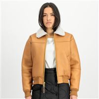 Alpha Industries Women Winter Jacket B-15 camel, M Alpha Industries Women Winter Jacket B-15 camel, M