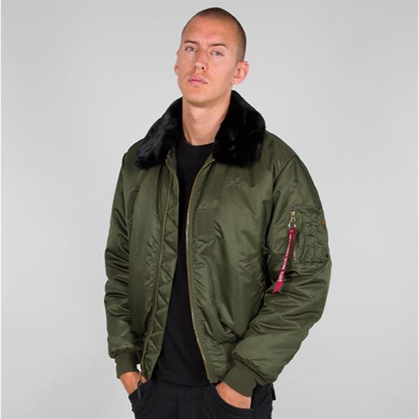 Alpha Industries Jacket B15 green, L