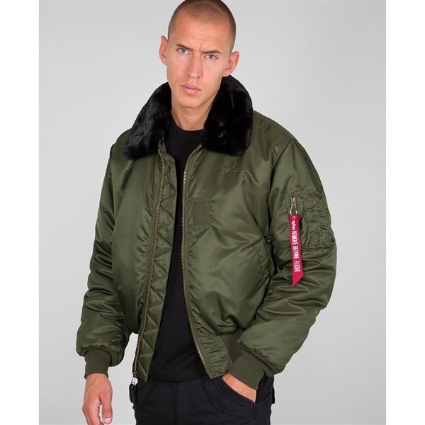 Alpha Industries Jacket B15 green, L