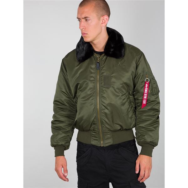 Alpha Industries Jacket B15 green, L