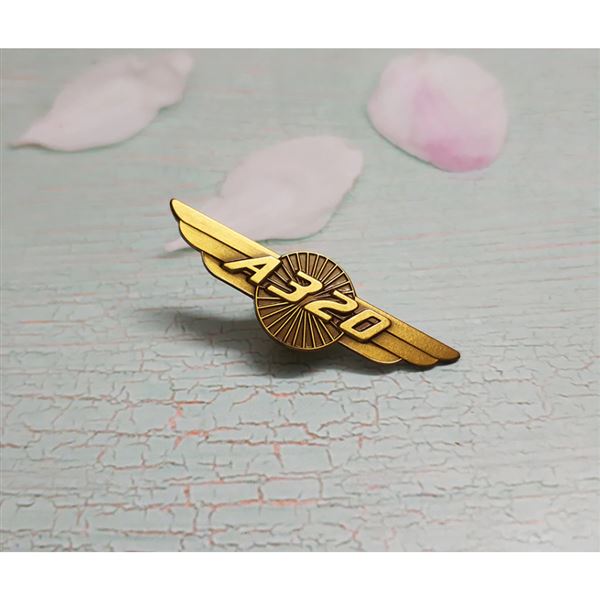 A320 Wings Brooch Pins