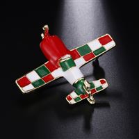 Airplane RA Brooch Pins, red