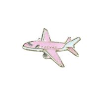 Airplane Brooch Pins - small, pink Airplane Brooch Pins - small, pink