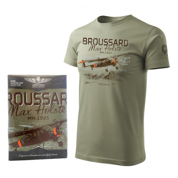 ANTONIO T-Shirt with airplane MH.1521 BROUSSARD, L