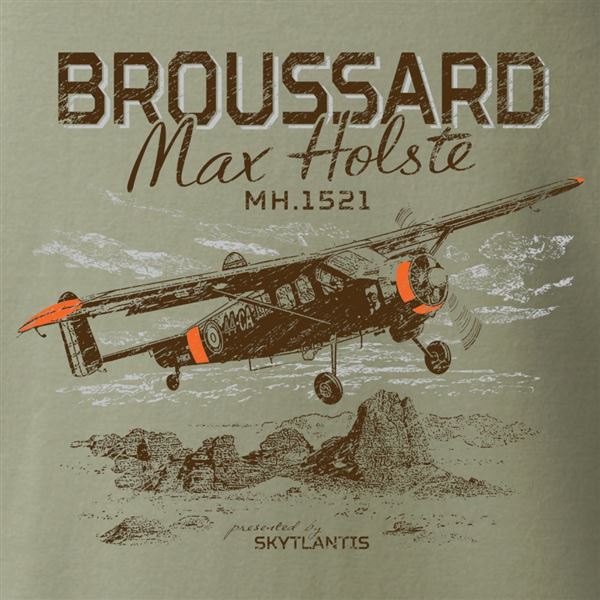 ANTONIO T-Shirt with airplane MH.1521 BROUSSARD, L