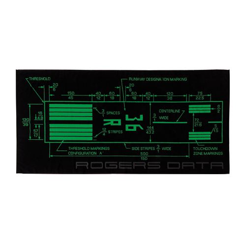 Beach Towel „Runway Markings“ 