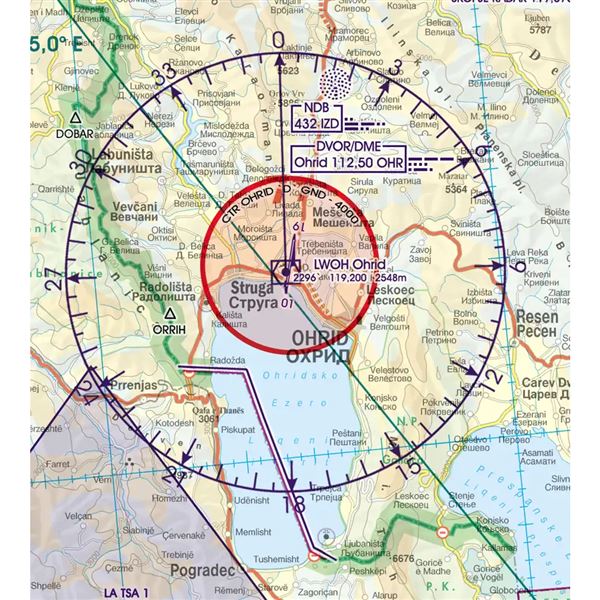 Balkans VFR ICAO Chart 2024