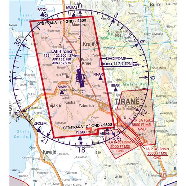 Balkans VFR ICAO Chart 2025