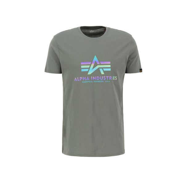 Alpha Industries Tričko Rainbow Ref zelené, M