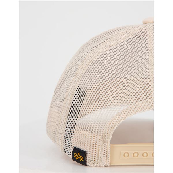 Alpha Industries Basic Trucker Cap jet stream white
