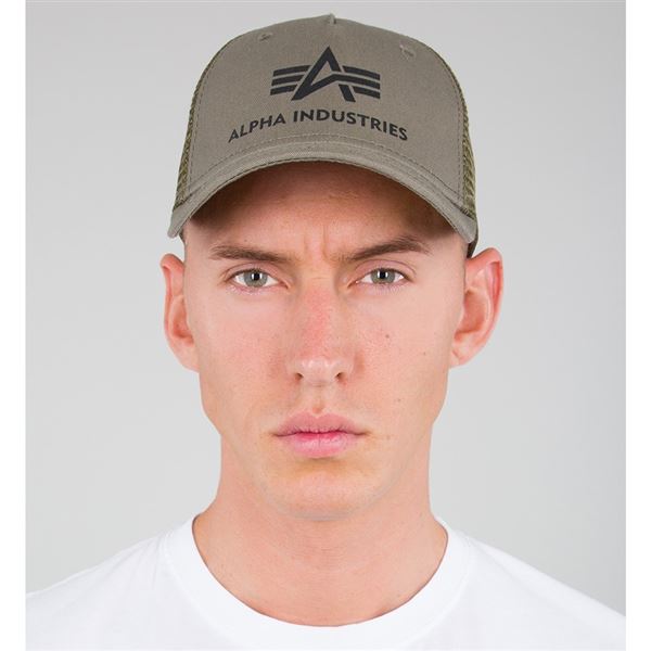 Alpha Industries Basic Trucker Cap green