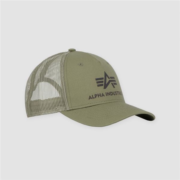 Alpha Industries Basic Trucker Cap green