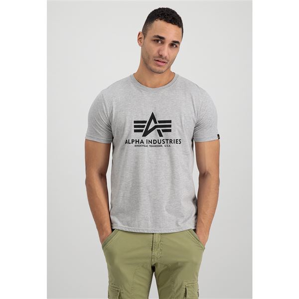Alpha Industries Basic T-shirt grey heather, M