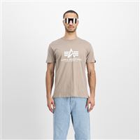 Alpha Industries Basic T-shirt sand, M Alpha Industries Basic T-shirt sand, M
