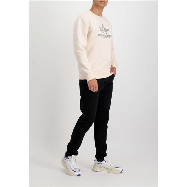 Alpha Industries Basic Sweater jet stream white, M