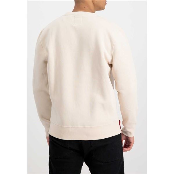 Alpha Industries Basic Sweater jet stream white, S