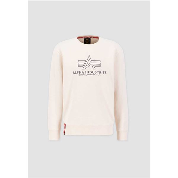 Alpha Industries Basic Sweater jet stream white, S