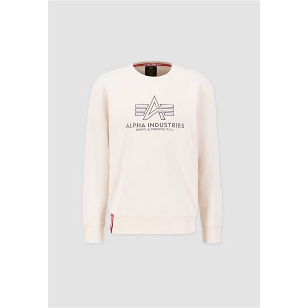 Alpha Industries Basic Sweater jet stream white, M