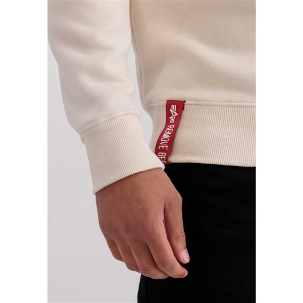 Alpha Industries Basic Sweater jet stream white, S