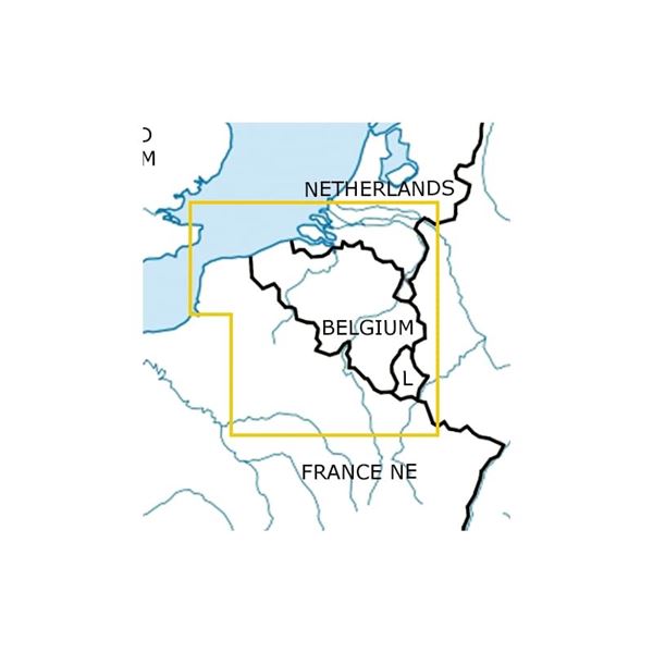 Belgium-Luxembourg VFR ICAO Chart 2025