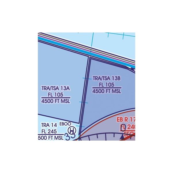 Belgie a Lucembursko VFR mapa 2024