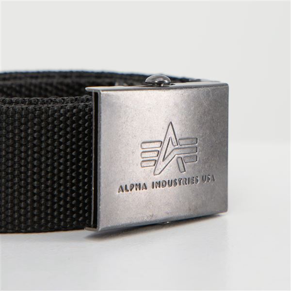 Alpha Industries Pásek do kalhot černý