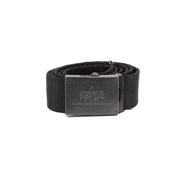 Alpha Industries Pásek do kalhot černý