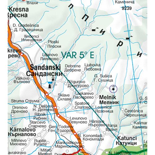 Bulgaria VFR ICAO Chart 2025