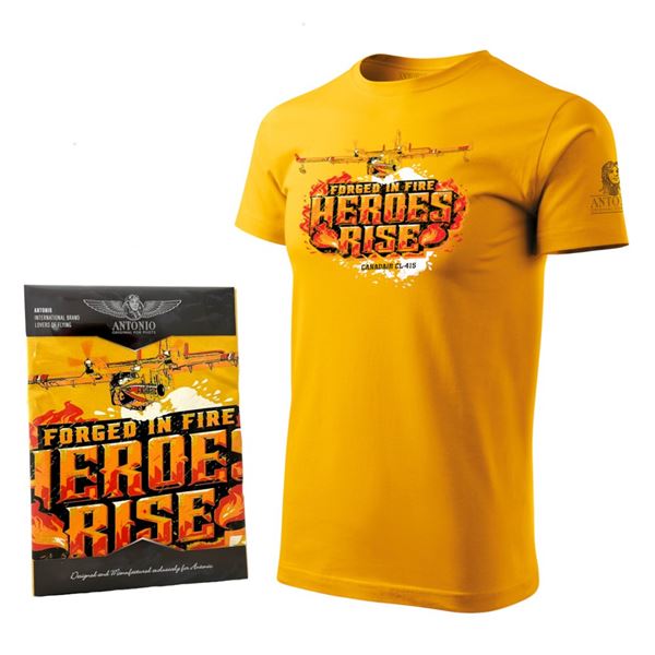 ANTONIO T-Shirt fire plane CANADAIR, XL