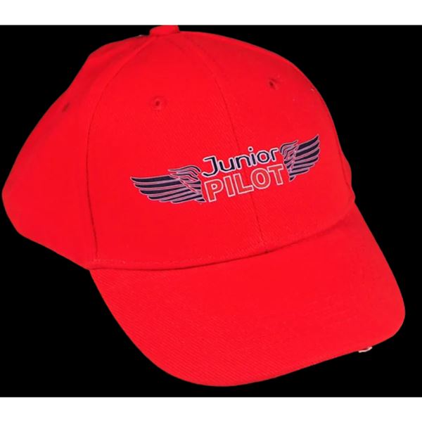 Child Cap „JUNIOR PILOT“ red