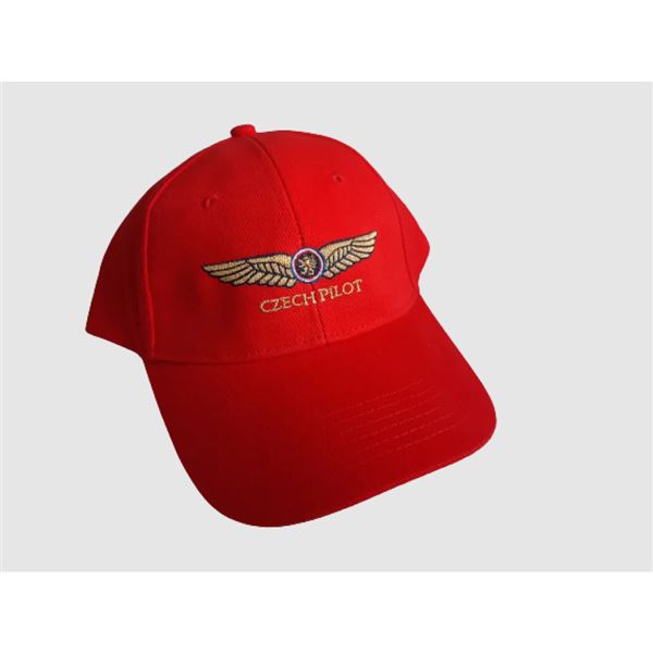 CZECH PILOT cap, red