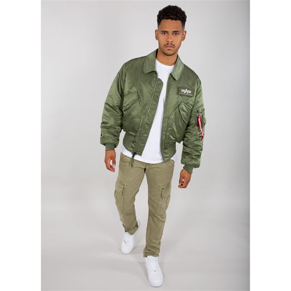 Alpha Industries Jacket CWU 45 sage-green, L