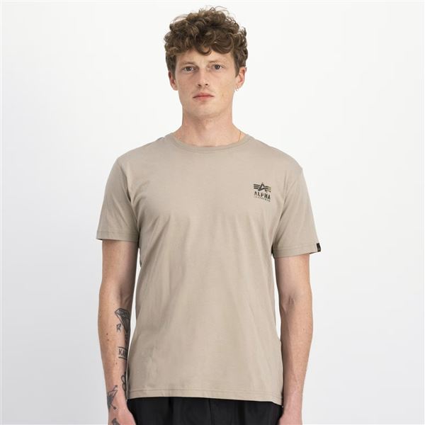 Alpha Industries Tričko Camo Backprint, písková XXL